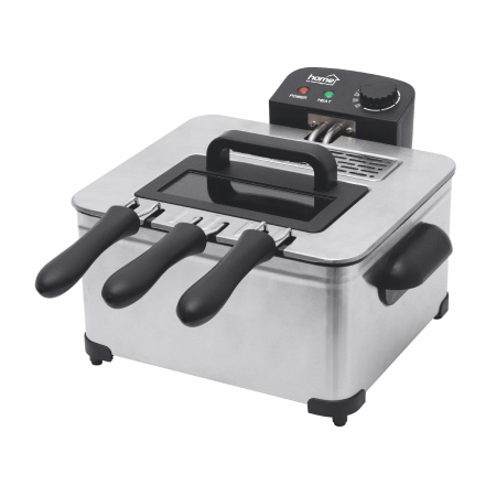 Bucatarie - Friteuză electrică HGOLS5, 5 L, 2000 W, inox