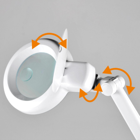 Lampă de masă cu lupă NKLL 06, 30 LED, 3D + 12D, 400 lumeni [2]