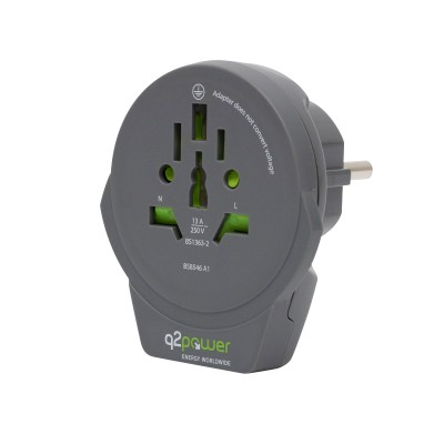 Casa - Adaptor calatorii "World to Europe USB" -1.100110-TH