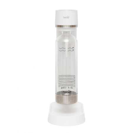 Aparat sifon HGSZG1000 – alb/inox, 1L, compatibil CO₂ standard, cu sticlă premium [1]