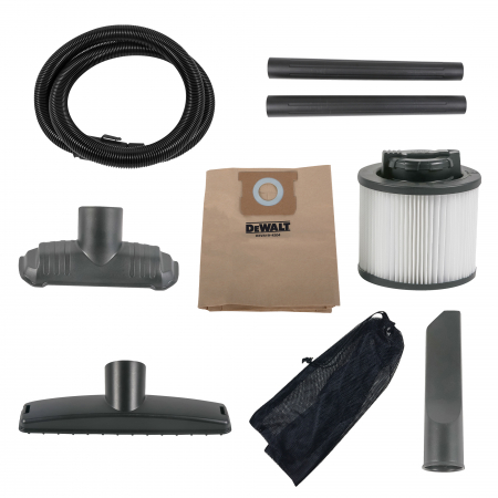 Aspirator profesional umed uscat DeWalt DXV25S – inox, 25L, 1050W [3]