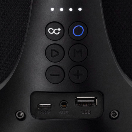 Boxa portabilă Boombox BT5000 cu LED, Bluetooth TWS și redare USB/MP3 [1]