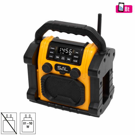 Boxe portabile - BTWORKPRO – Difuzor portabil robust IP55 cu Bluetooth și power bank