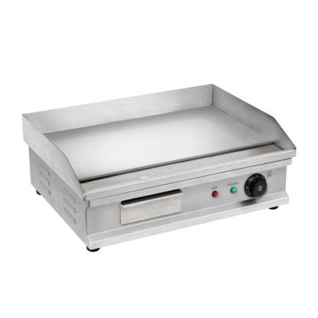 Bucatarie - Grătar electric HGAG30 3000 W cu placă din oțel și temperatură reglabilă