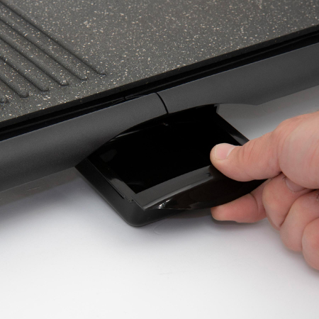 Grill electric HG GR 03 – 2000W, suprafață antiaderentă, temperatură reglabilă [3]