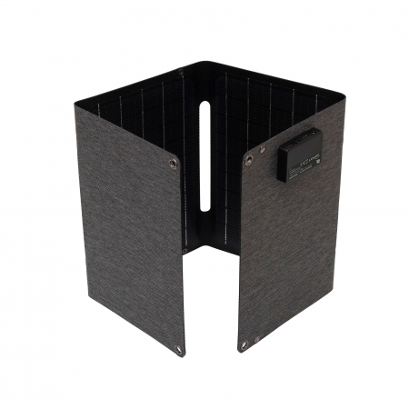 Încărcător solar portabil MSC20W 20W cu USB-A și USB-C, ideal pentru camping și drumeții [1]