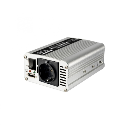 Accesorii Auto - Invertor auto 12V → 230V – 300W/600W, port USB, protecții multiple