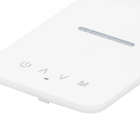 Lampă de birou LED LA 10 Q cu LCD, încărcare wireless Qi și port USB [3]