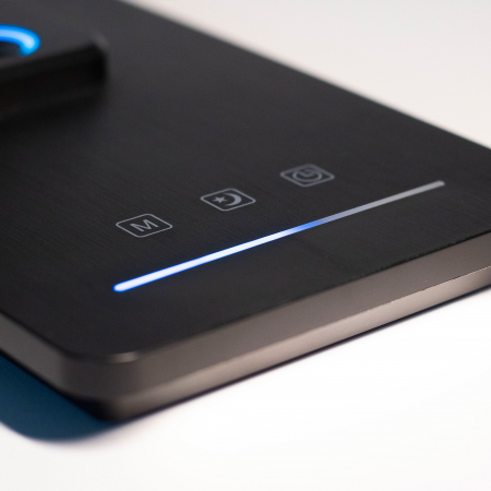 Lampă de birou LED LA 4 din metal negru cu reglaj lumină și port USB [3]