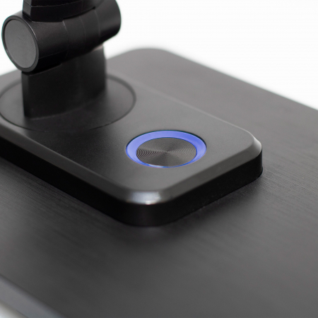 Lampă de birou LED LA 4 din metal negru cu reglaj lumină și port USB [4]