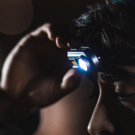 Lanternă frontală NEBO EINSTEIN 400 – 400 lm, Micro-USB, IPX4 [3]