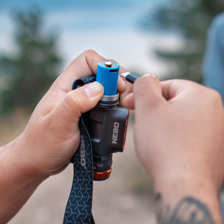 Lanternă frontală NEBO TRANSEND 1500 – LED reîncărcabilă, 1500 lm, IPX7, aluminiu anodizat [2]