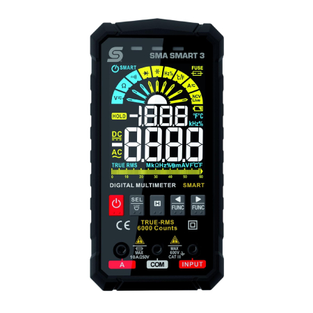 Electrice - Multimetru digital SMART SMASMART3 TRUE RMS tester tensiune boje.ro