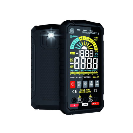 Multimetru digital SMART SMASMART3 TRUE RMS tester tensiune boje.ro [2]