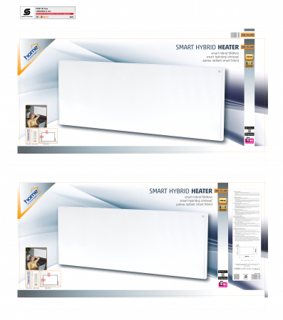 Panou infraroșu hibrid FKIR 701 WIFI – 700W, control prin aplicație și telecomandă [3]