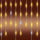 Iluminat Interior/Exterior - Perdea luminoasă LED tip sloi de gheață 600 LED DOT, alb cald cu alb rece intermitent, exterior – KKF600D10M