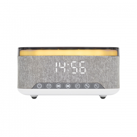 Player multimedia LTCR06 cu boxă Bluetooth, ceas cu alarmă și lampă RGB [4]