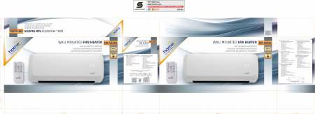 Radiator electric de perete FKF 42201 – 2000W, termostat electronic, program săptămânal, telecomandă [2]
