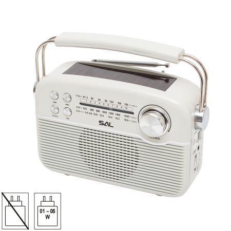 Radiouri - Radio portabil hibrid RPR9 cu Bluetooth, USB și încărcare solară