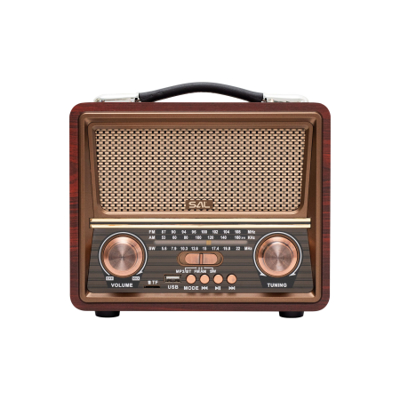 Radio retro portabil RRT22 Bluetooth USB microSD – boje.ro [1]
