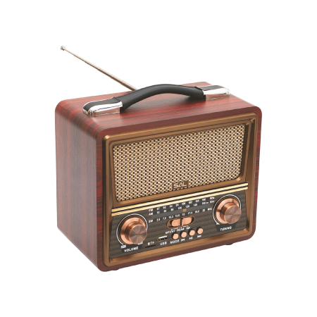 Radio retro portabil RRT22 Bluetooth USB microSD – boje.ro [2]