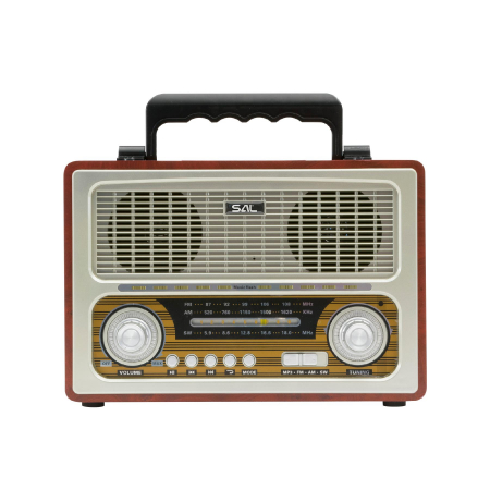 Radiouri - Radio portabil retro RRT3 Bluetooth MP3 USB SD AM FM SW