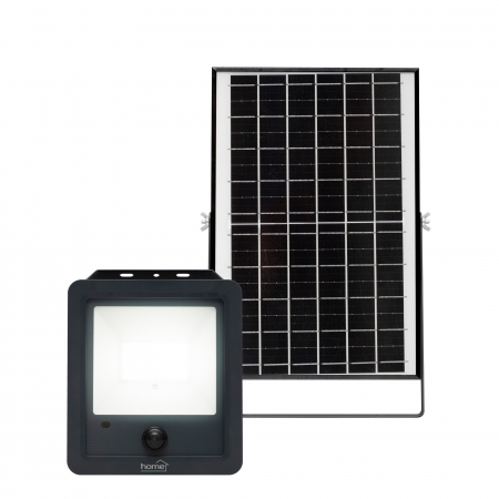 Reflector LED solar FLP1800SOLAR – 1800 lm, 112 LED SMD, senzor PIR, telecomandă, IP65 [1]