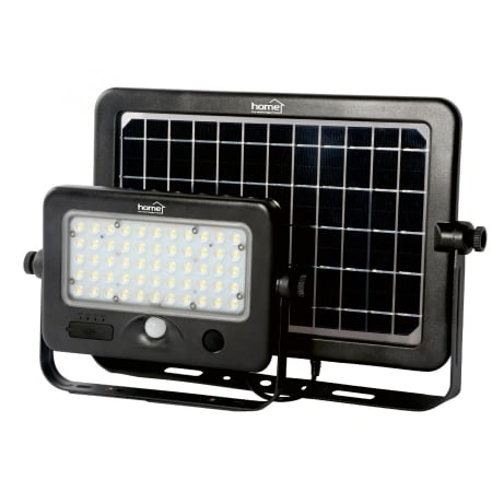 Iluminat Solar - Reflector LED Solar FLP 1100 – 55 LED-uri, 1100 lm, Senzor Mișcare, USB, IP44