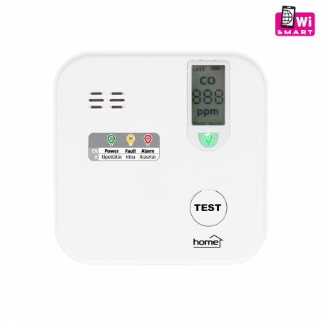 Casa - Detector inteligent monoxid de carbon CO10SMART WiFi cu afișaj LCD Tuya Smart