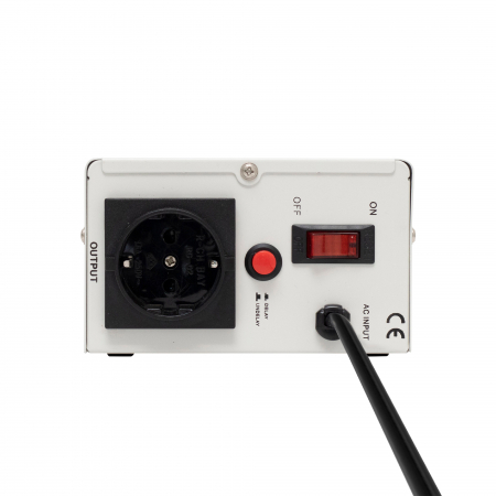 Stabilizator de tensiune AVR500S – 500VA, protecție automată, voltmetru dublu [2]