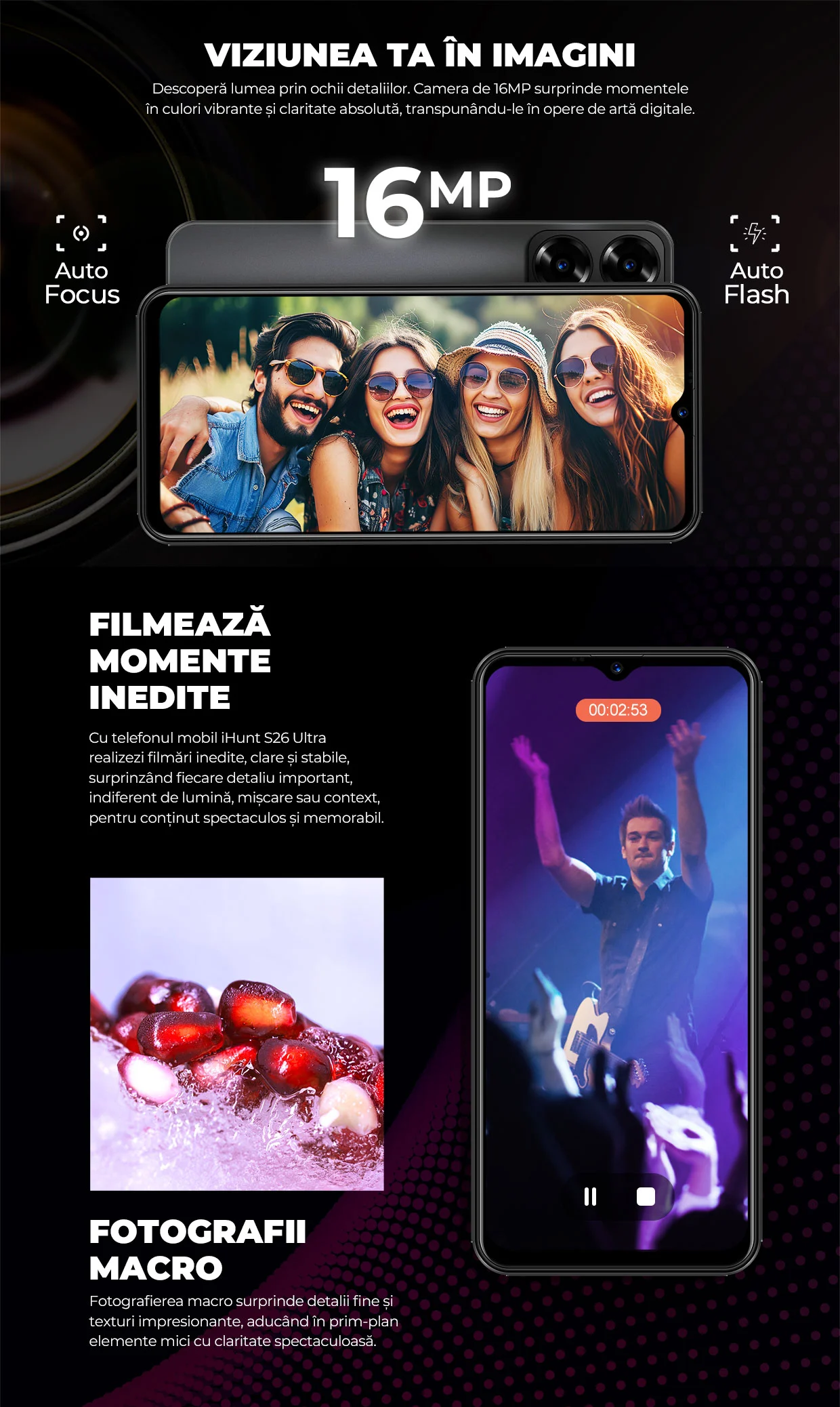 Telefon iHunt S26 Ultra Android 14, 128GB, Ecran 6.52 inch [5]