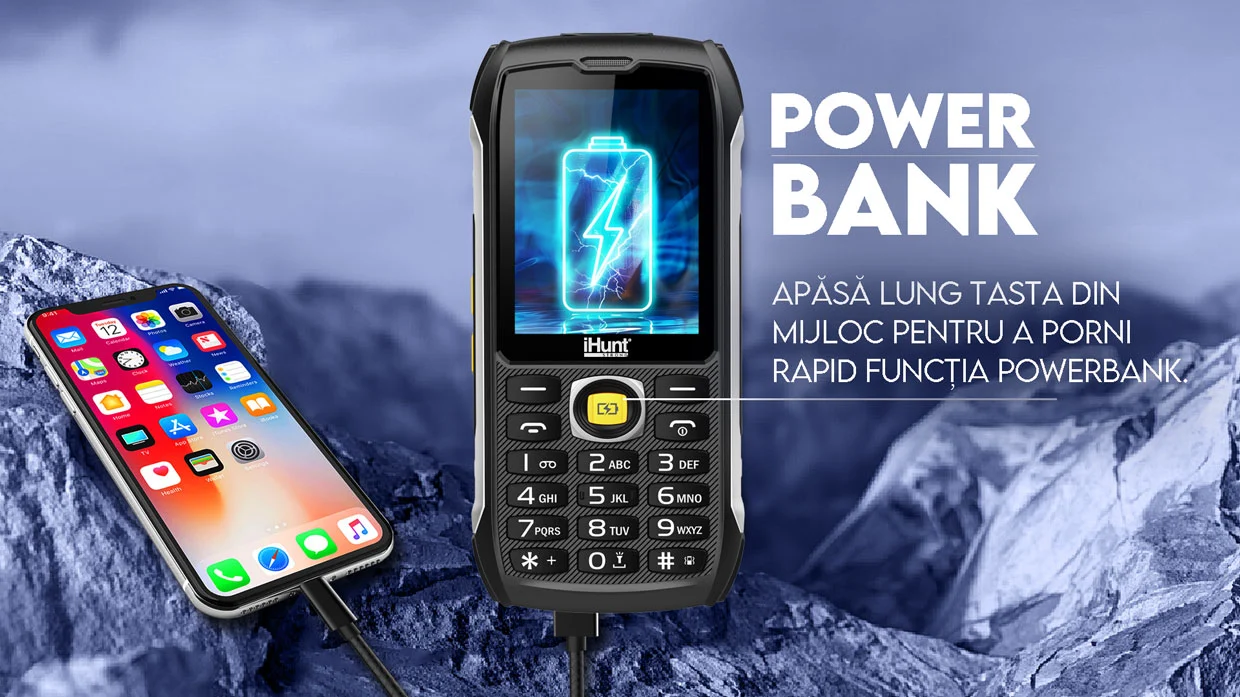 Telefon Titan Survivor Rezistent IP68, Baterie 4500mAh, Buton SOS [6]