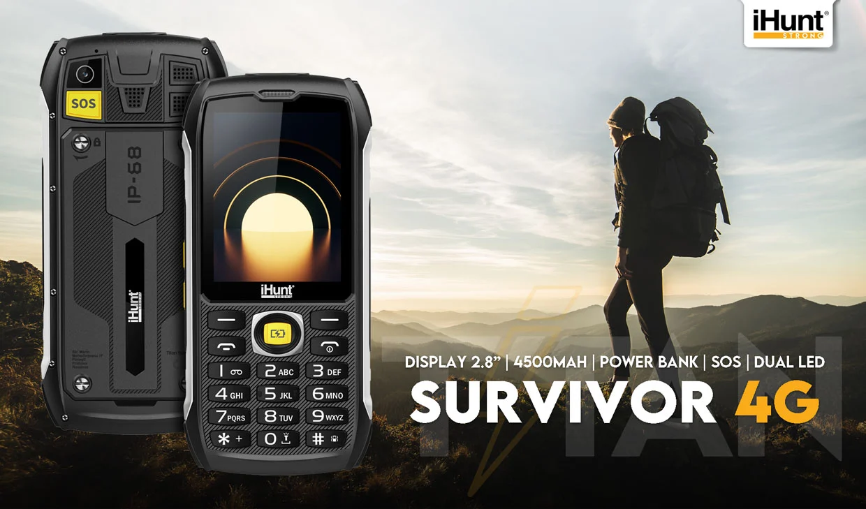 Telefon Titan Survivor Rezistent IP68, Baterie 4500mAh, Buton SOS [1]