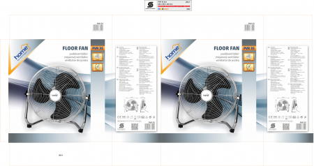 Ventilator de Podea cu Diametru de 35 cm - PVR 35 [1]