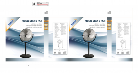 Ventilator Metalic cu Stativ, Diametru 45 cm și Putere de 100 W - SFI 45 [1]