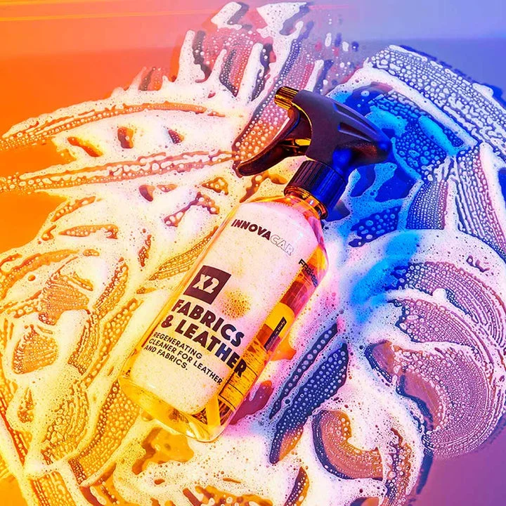 OFERTA -  2m Material  Textil Tip Alcantara + 1 buc Adeziv Bonifix + X2 FABRICS&LEATHER - soluție pentru curățarea pielii și reîmprospătarea textilelor auto [2]