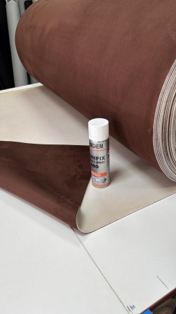 Pachete promoționale - OFERTA -  2m Material  Textil Tip Alcantara + 1 buc Adeziv Bonifix + X2 FABRICS&LEATHER - soluție pentru curățarea pielii și reîmprospătarea textilelor auto