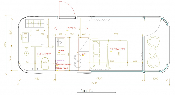 Casa capsula - Amalfi, 28 mp [3]