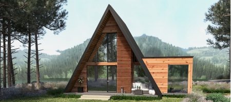 Case de vacanta - Casa de vacanta A-Frame, A Kube - 63 mp