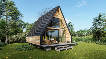 Case de vacanta - Casa de vacanta A-Frame, FAMILY A - 53 mp