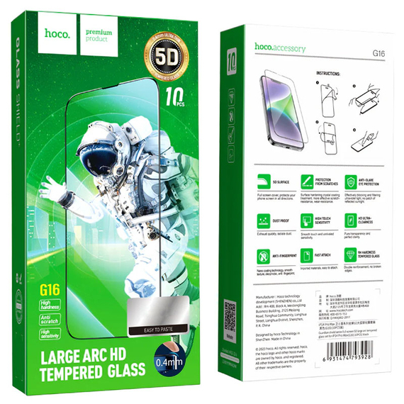 Folie Sticla Iphone 12 Pro, Full Cover, Clear – Hoco G16 [1]