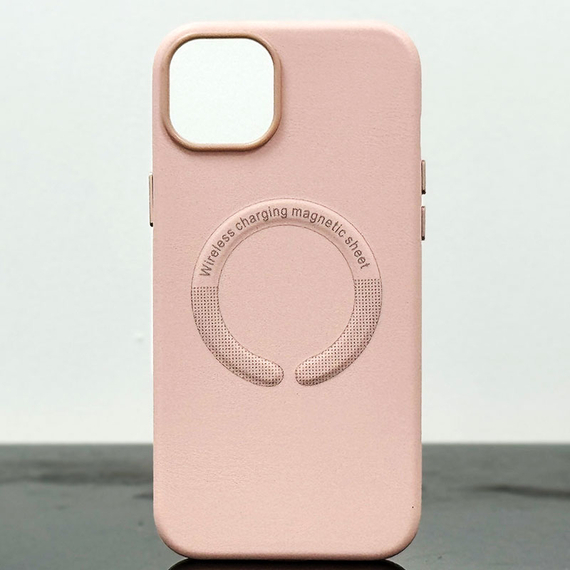 Husa iPhone 14 Pro Max » Kraft cu MagSafe, Eco-Leather, Cream [1]