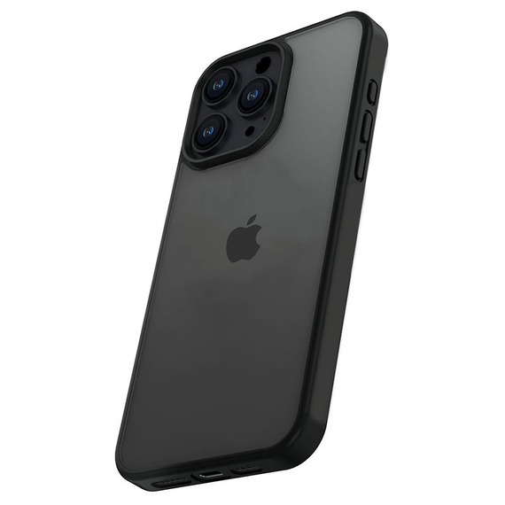 Husa iPhone 15 Plus - Frosted » Fashion Gray / Black [1]