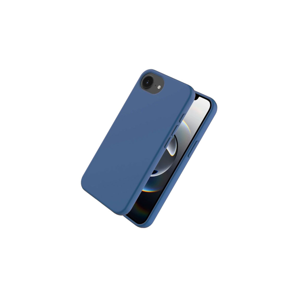 Husa iPhone 16e » Soft MicroFiber, TPU, Blue [1]