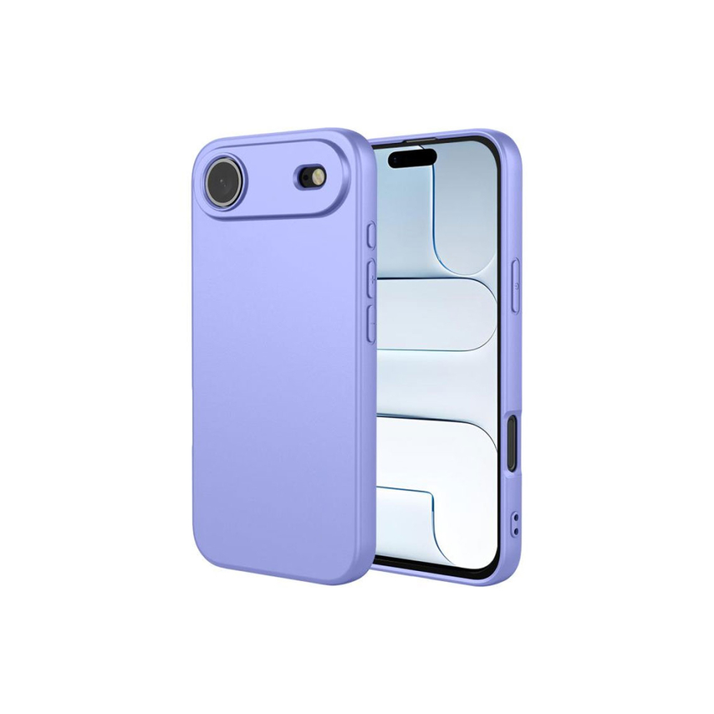 Husa iPhone 17 Air » Soft MicroFiber, TPU, Pastel LILA [1]