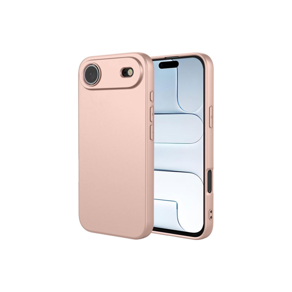 Husa iPhone 17 Air » Soft MicroFiber, TPU, Sand CREAM [1]