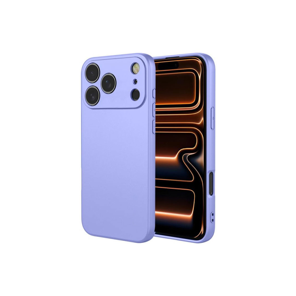 Husa iPhone 17 Pro Max » Soft MicroFiber, TPU, Pastel LILA [1]