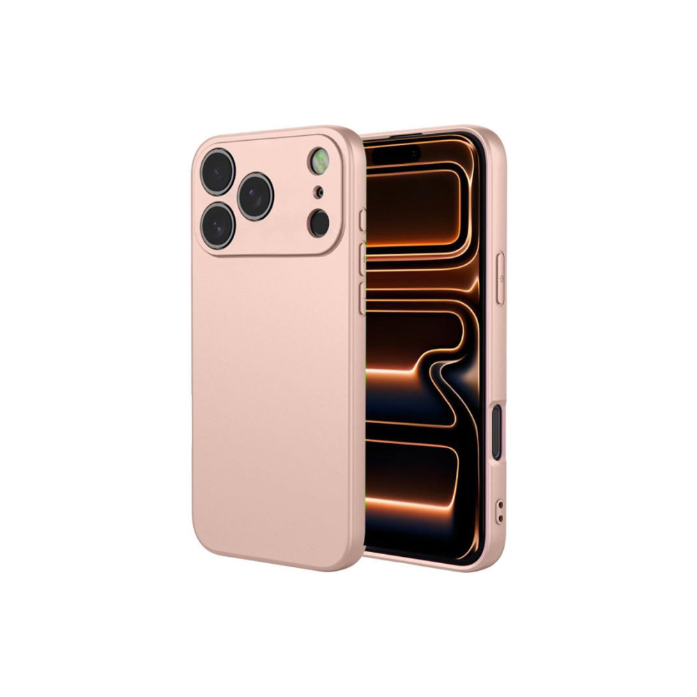 Husa iPhone 17 Pro Max » Soft MicroFiber, TPU, Sand CREAM [1]