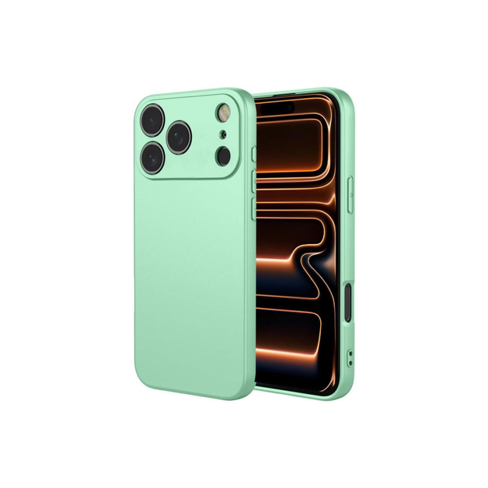 Husa iPhone 17 Pro Max » Soft MicroFiber, TPU, TURQUOISE [1]