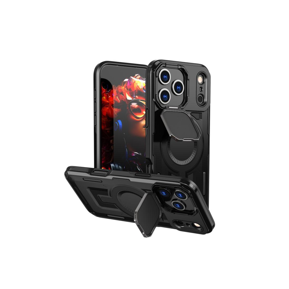 Husa iPhone 17 Pro » UrbanMag Hybrid, Armor MagCase, CamBracket, BLACK [1]
